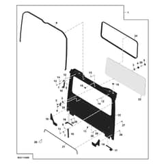 John Deere XUV - PC16759 - Rear Panel - ST2139428