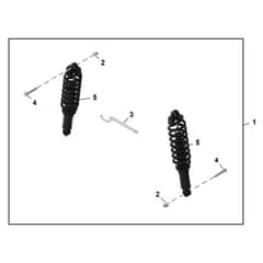 John Deere XUV - PC16759 - Shock Absorber - ST2154928