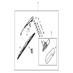John Deere XUV - PC16759 - Windshield Wiper - ST868352