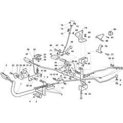 XX 220 HD - 2016-2022 - 2T1320673/C16 - Castel Garden Ride On Mower Brake Controls Diagram