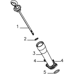 Cobra Y415V - Engine Aug 2022 MX460SPC Dip Stick Assy Diagram