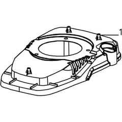 Cobra Y415V - Engine Aug 2022 MX460SPC Fan Housing Diagram