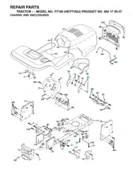 Husqvarna Yt150 - Chassis & Enclosures