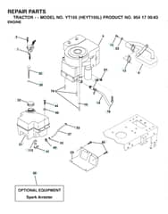 Husqvarna Yt155 - Engine & Cutting Equipment