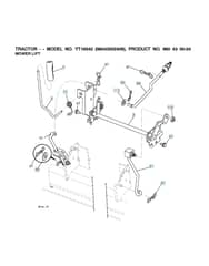 Husqvarna Yt16542 - Mower Lift Lever