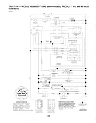 Husqvarna Yt1942 - Schematic