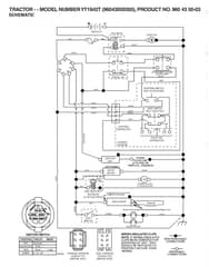 Husqvarna Yt1942 T - Schematic