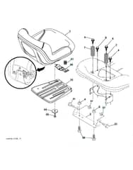 Husqvarna Yt42Cs - Seat