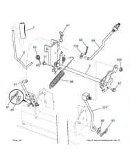 Husqvarna Yt46Ls - Mower Lift Lever