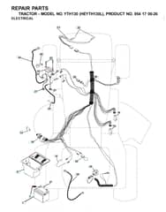 Husqvarna Yth130 - Electrical