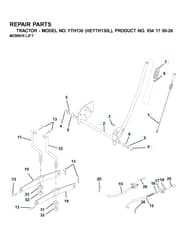 Husqvarna Yth130 - Mower Lift & Deck Lift
