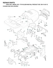 Husqvarna Yth145 - Chassis & Enclosures