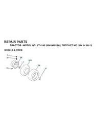 Husqvarna Yth145 - Wheels & Tyres