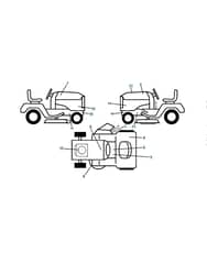Husqvarna Yth150 Twin - Decals