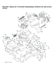 Husqvarna Yth1542 Xp - Chassis & Enclosures