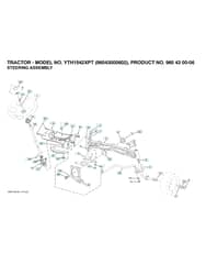 Husqvarna Yth1542 Xp - Steering