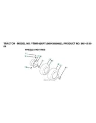 Husqvarna Yth1542 Xp - Wheels & Tyres