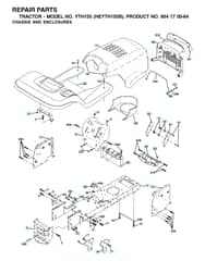 Husqvarna Yth155 - Chassis & Enclosures