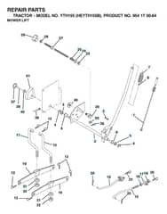 Husqvarna Yth155 - Mower Lift & Deck Lift
