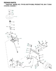Husqvarna Yth155 - Steering