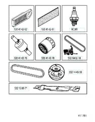 Husqvarna Yth180 Twin - Frequently Used Parts