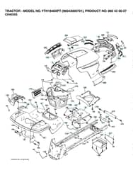 Husqvarna Yth1848 Xpt - Chassis & Enclosures