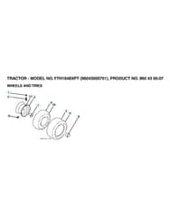 Husqvarna Yth1848 Xpt - Wheels & Tyres