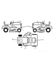 Husqvarna Yth18542 - Decals