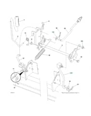 Husqvarna Yth18542 - Mower Lift Lever