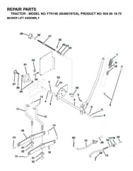 Husqvarna Yth190 - Mower Lift & Deck Lift