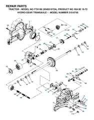Husqvarna Yth190 - Transmission