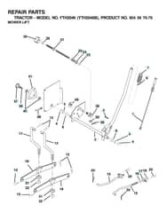 Husqvarna Yth2046 B - Mower Lift & Deck Lift