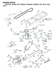 Husqvarna Yth2048 A - Drive
