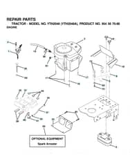 Husqvarna Yth2048 A - Engine