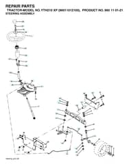 Husqvarna Yth210 Xp - Steering
