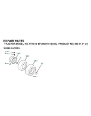 Husqvarna Yth210 Xp - Wheels & Tyres