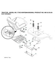 Husqvarna Yth2146 Xp - Seat