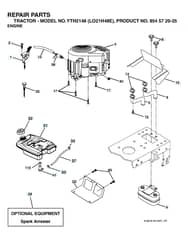 Husqvarna Yth2148 - Engine