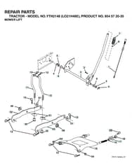 Husqvarna Yth2148 - Mower Lift & Deck Lift