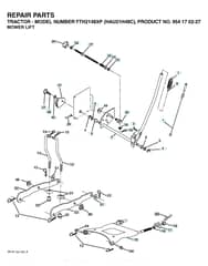 Husqvarna Yth2148 Xp - Mower Lift & Deck Lift