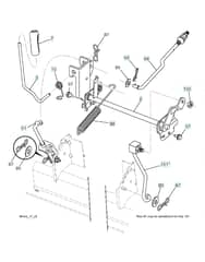 Husqvarna Yth21K42 - Mower Lift Lever