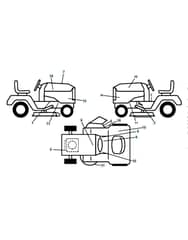 Husqvarna Yth220 Twin - Decals