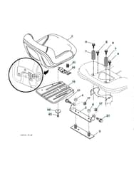 Husqvarna Yth220 Twin - Seat