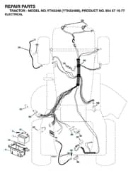 Husqvarna Yth2248B - Electrical