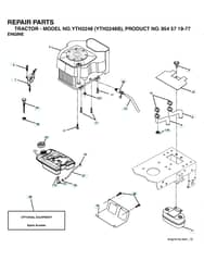 Husqvarna Yth2248B - Engine