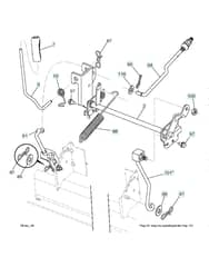 Husqvarna Yth22K42 - Mower Lift Lever