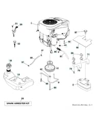 Husqvarna Yth22K46 - Engine