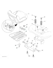 Husqvarna Yth22V42 - Seat