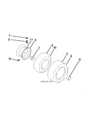 Husqvarna Yth22V42 - Wheels & Tyres
