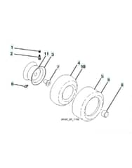 Husqvarna Yth22V42Ls - Wheels & Tyres